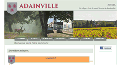 Desktop Screenshot of mairie-adainville.fr