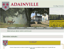 Tablet Screenshot of mairie-adainville.fr